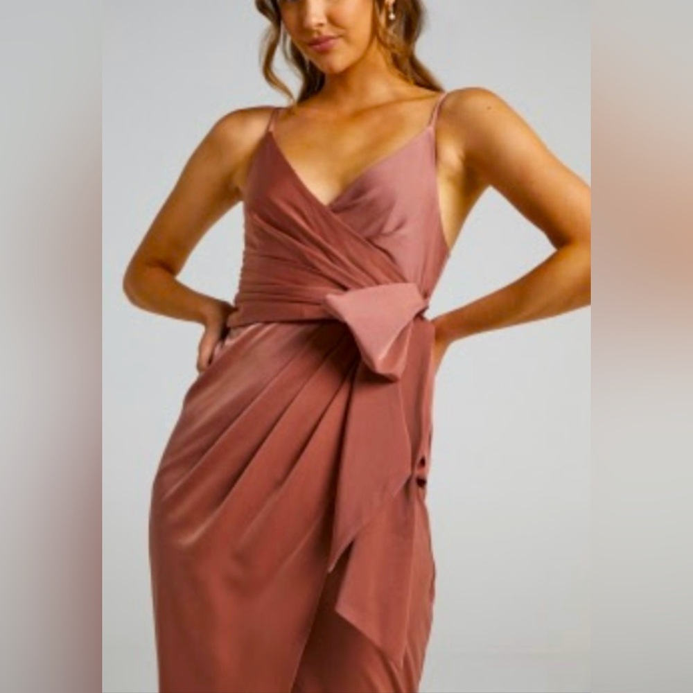 Showpo Dusty Rose how will I know Dress size 8